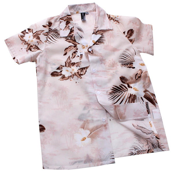 Knuckleheads Peace Out Floral Palm Hawaiian Shirt