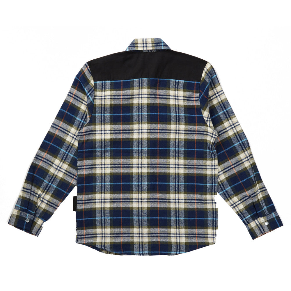 Knuckleheads Transit Blue Flannel Plaid Shirt for Boys 6 Months to 10 ...