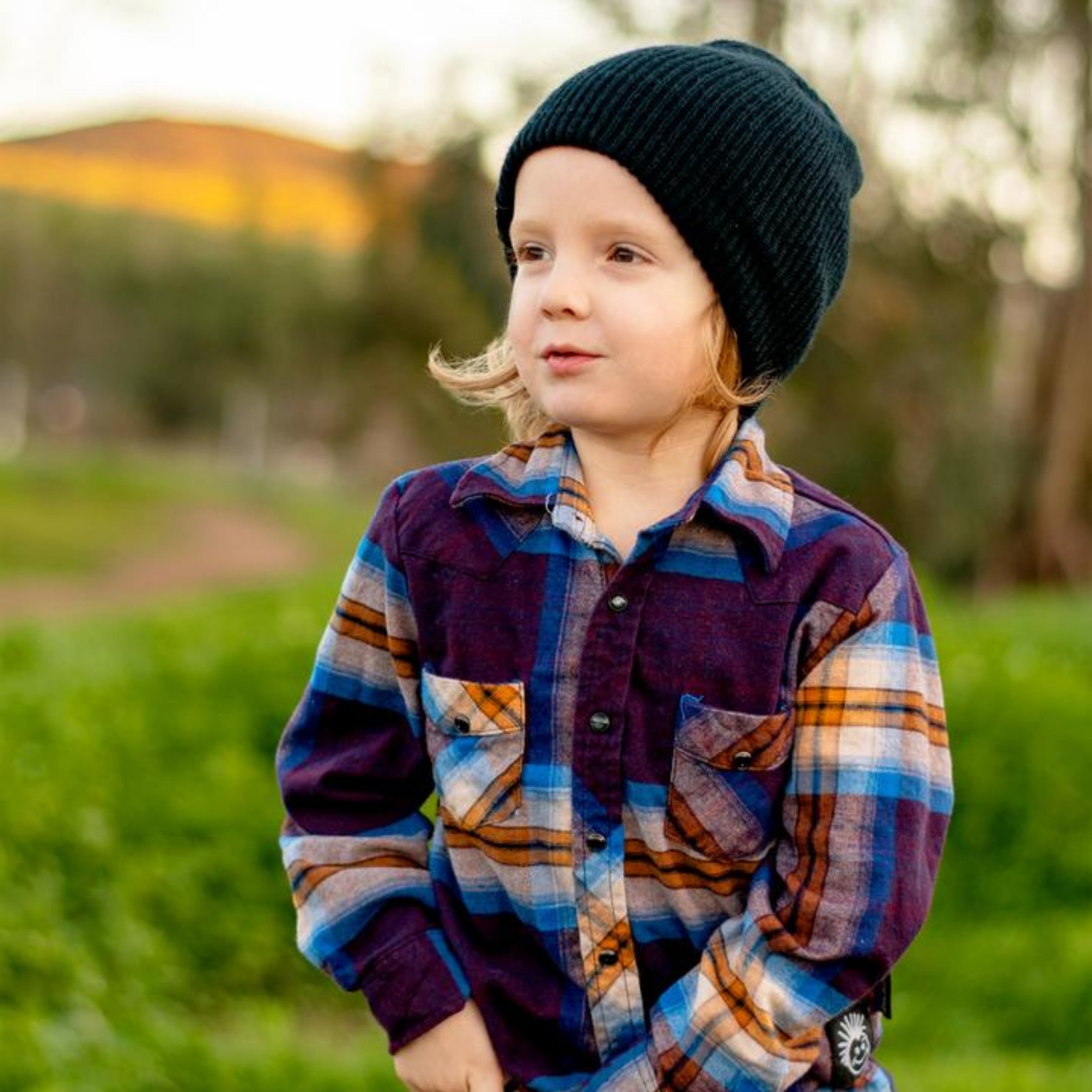 Knuckleheads Black Slouchy Beanie - Knuckleheads Clothing