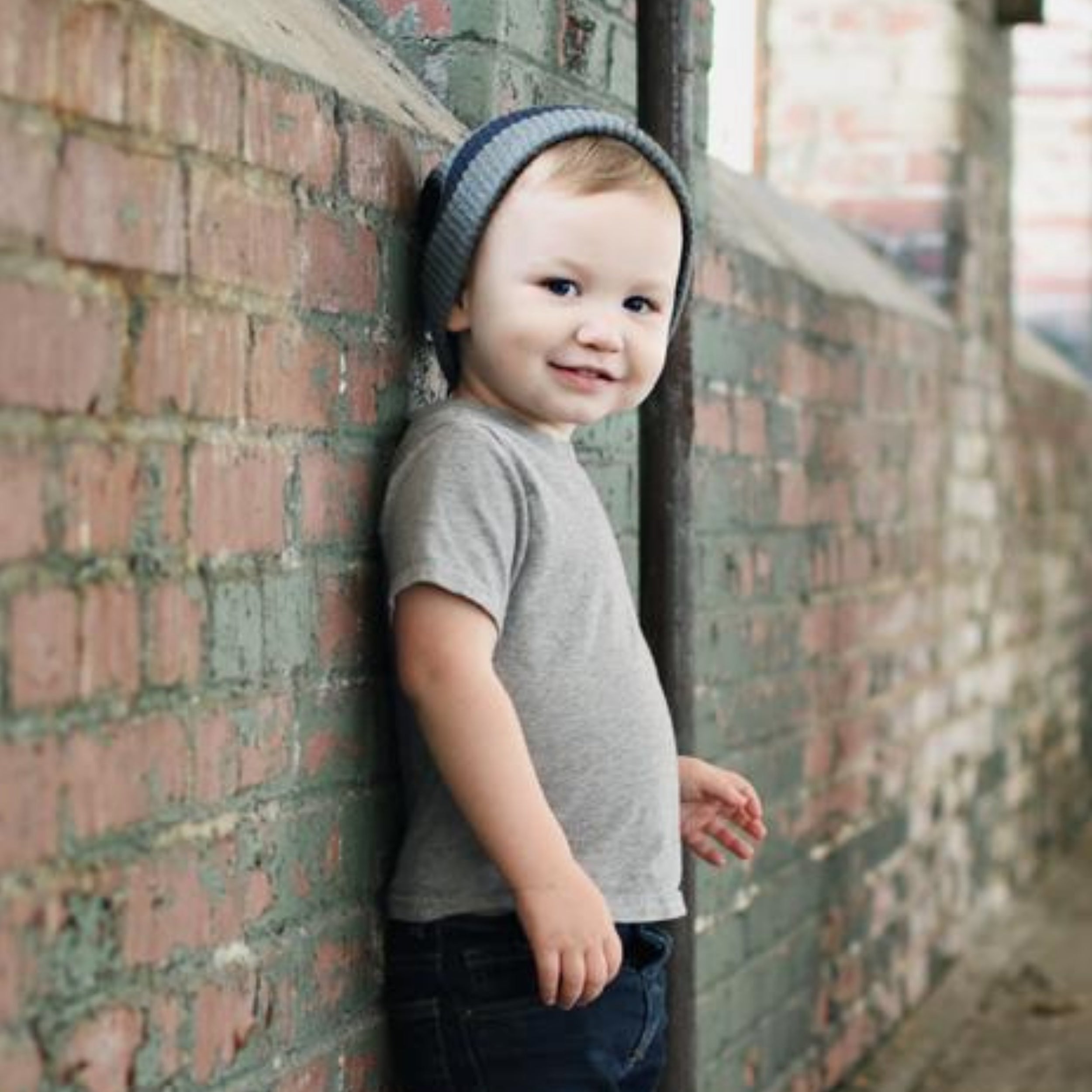 Grey Stripes Beanie - Knuckleheads Clothing