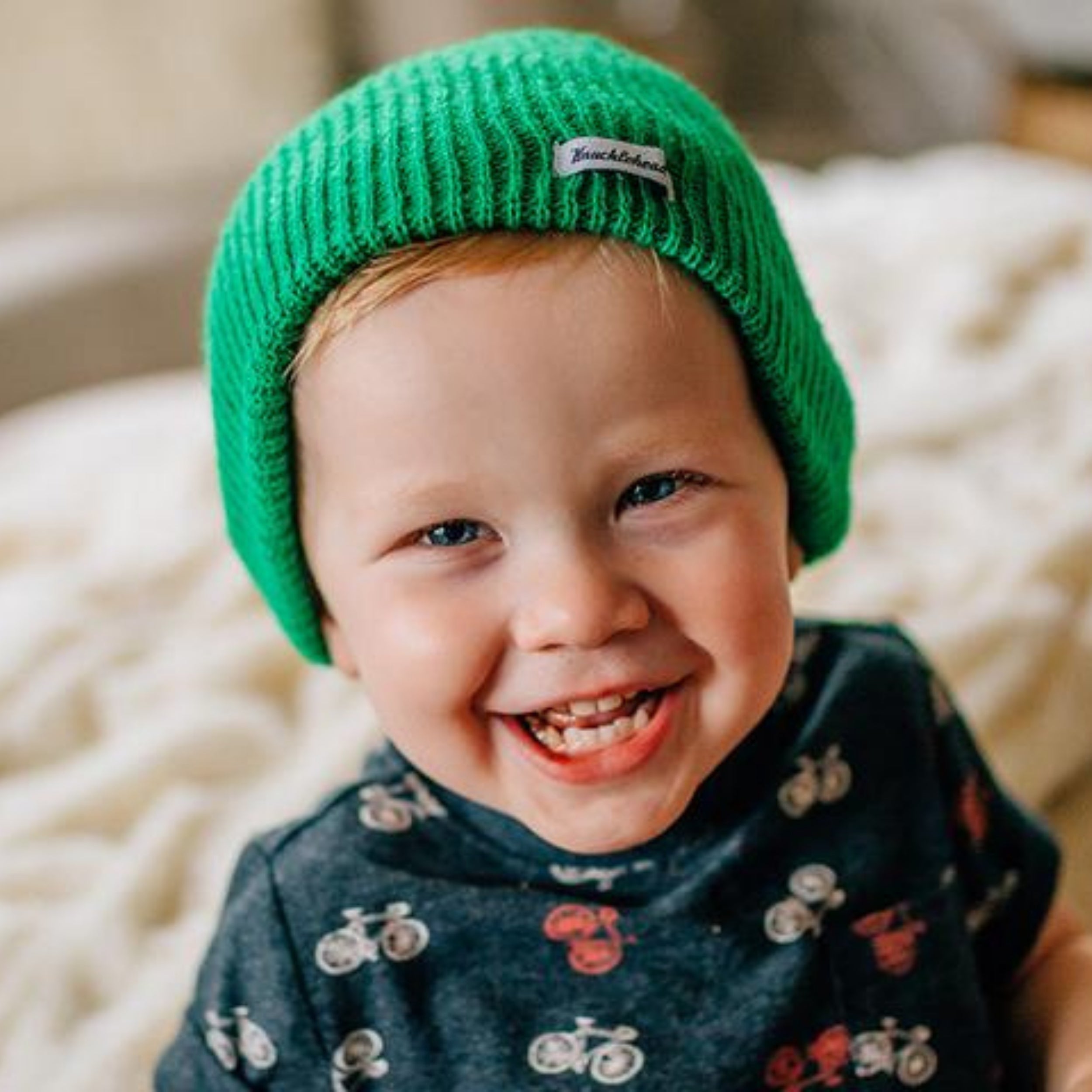 Knuckleheads Green Slouchy Beanie - Knuckleheads Clothing