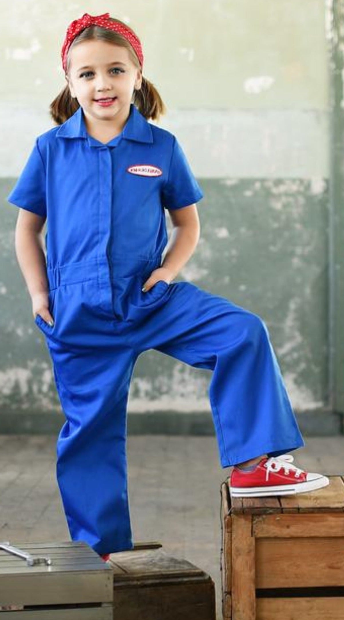 Knuckleheads Blue Girl Mechanic Jumpsuit – Knuckleheads Clothing