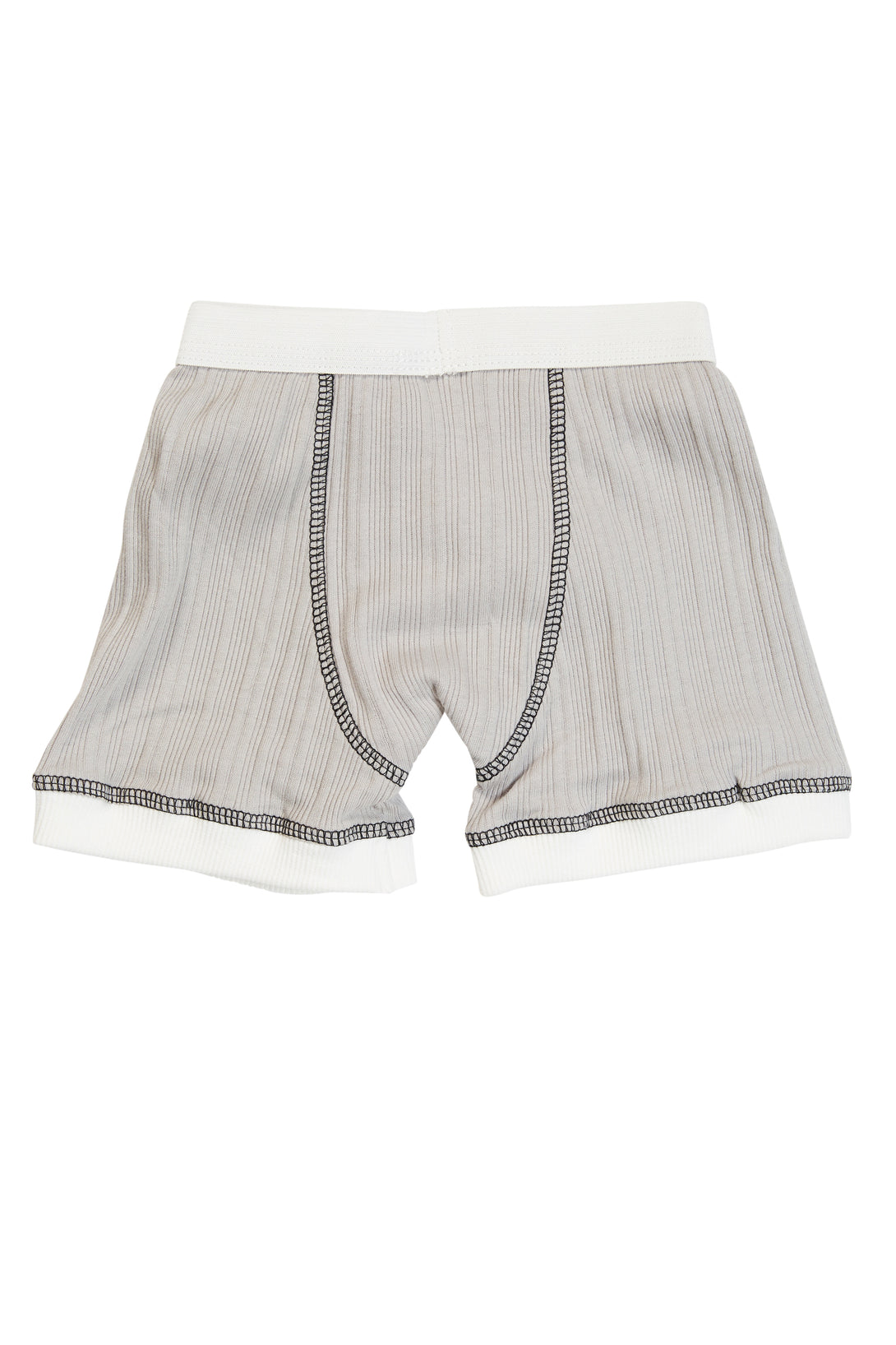 An image of Knuckleheads Logo Light Grey Skivvies for Kids, showcasing stylish black underwear with the iconic Knuckleheads logo. These comfortable and trendy undergarments are perfect for children, combining fashion and comfort seamlessly.