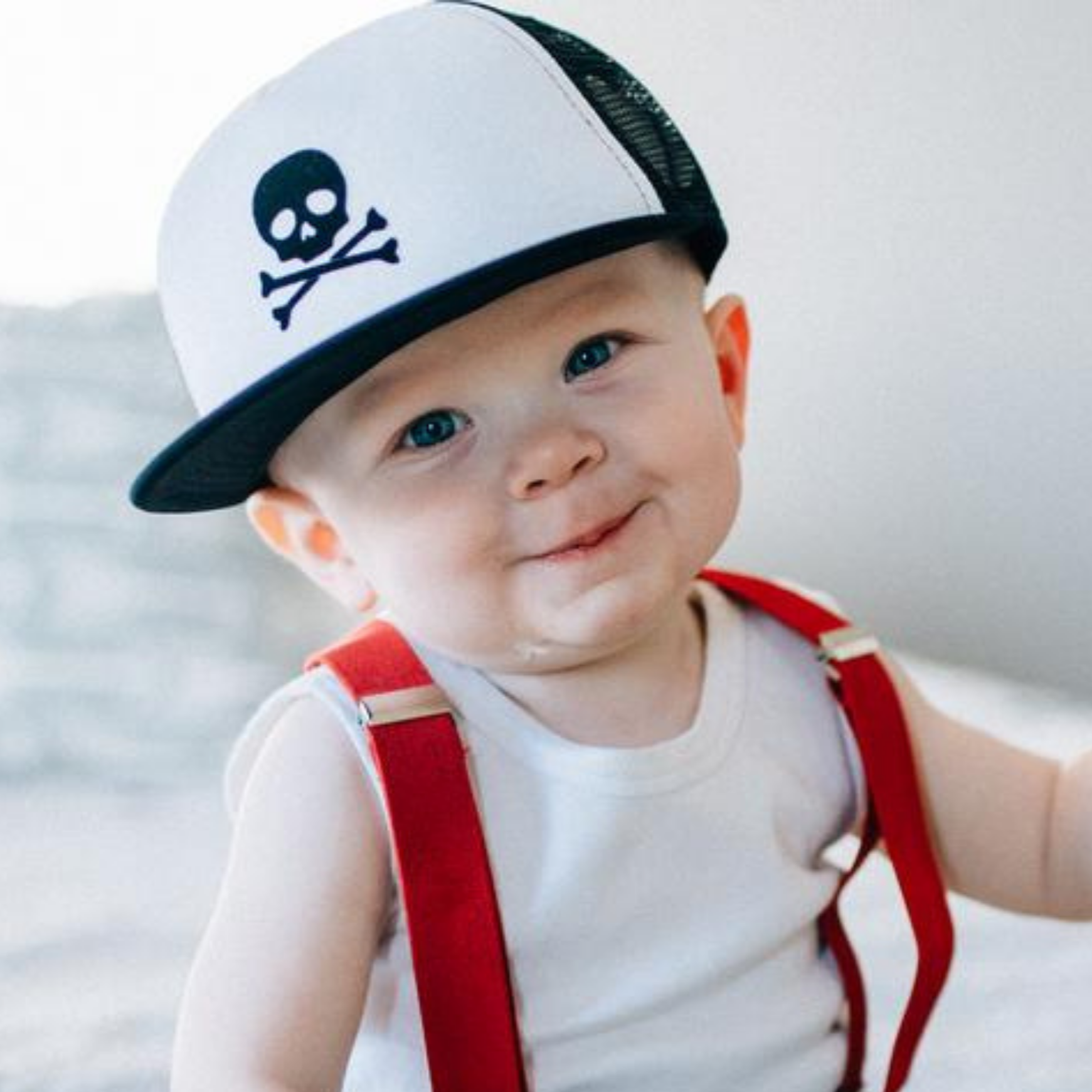 Skull Trucker Hat - Knuckleheads Clothing