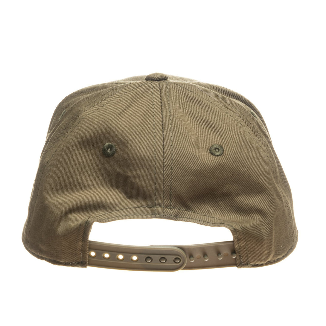 Image of Khaki Kids Trucker Hat with USA Flag Patch: A patriotic and stylish accessory designed for kids. In a versatile khaki shade, it features a prominent USA flag patch on the front. Elevate your child's style with this fashionable hat, perfect for adding a touch of national pride to their outfits.