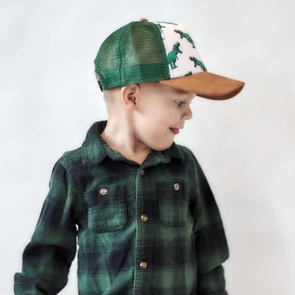 Green Dinosaur Cap - Knuckleheads Clothing