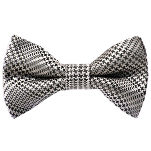 Houndstooth Baby Kids Bow Tie