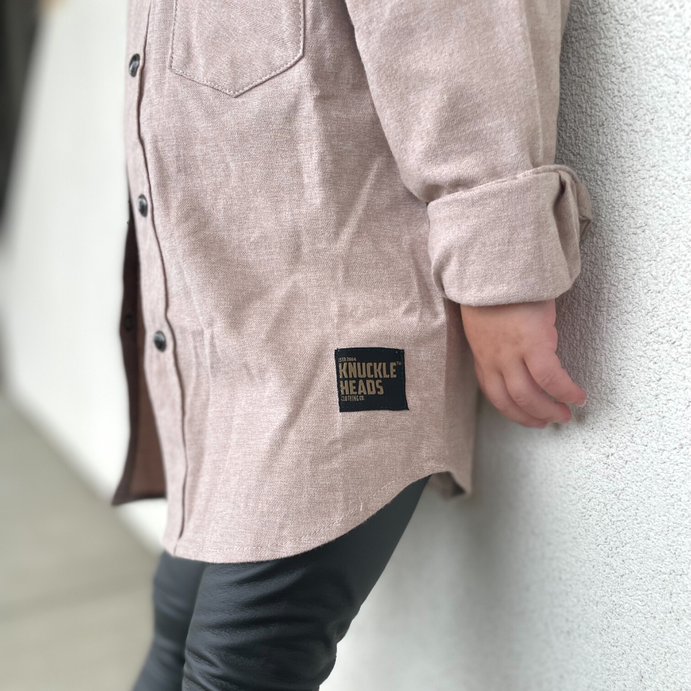 Gritty Flannel Knuckleheads Long Sleeve Plaid Rockabilly Shirt - Knuckleheads Clothing