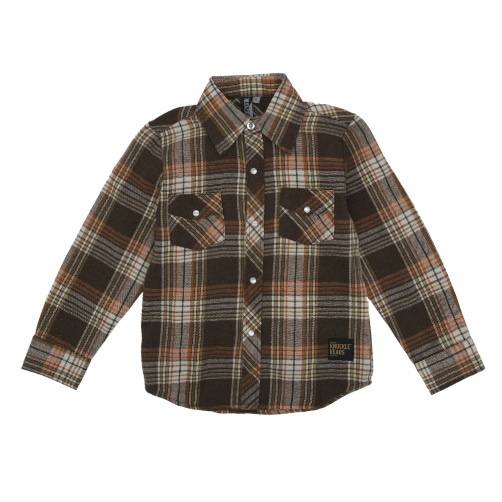 Picture of a stack of cozy flannel long sleeve shirts in various vibrant colors, perfect for kids. The shirts are made with soft, warm flannel material, making them ideal for chilly days. Each shirt features a simple design with a comfortable fit, perfect for layering or wearing on its own. Shop now to keep your kids comfortable and stylish during the cooler months.