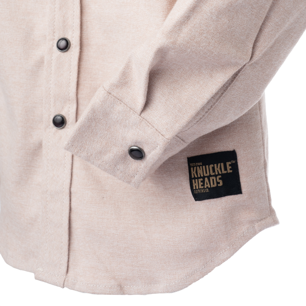 Gritty Flannel Knuckleheads Long Sleeve Plaid Rockabilly Shirt - Knuckleheads Clothing