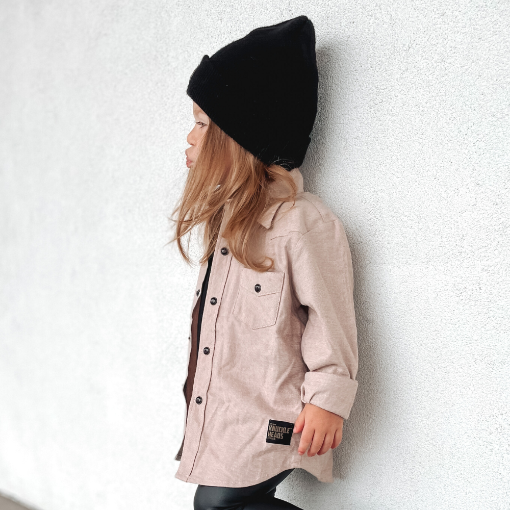 Gritty Flannel Knuckleheads Long Sleeve Plaid Rockabilly Shirt - Knuckleheads Clothing