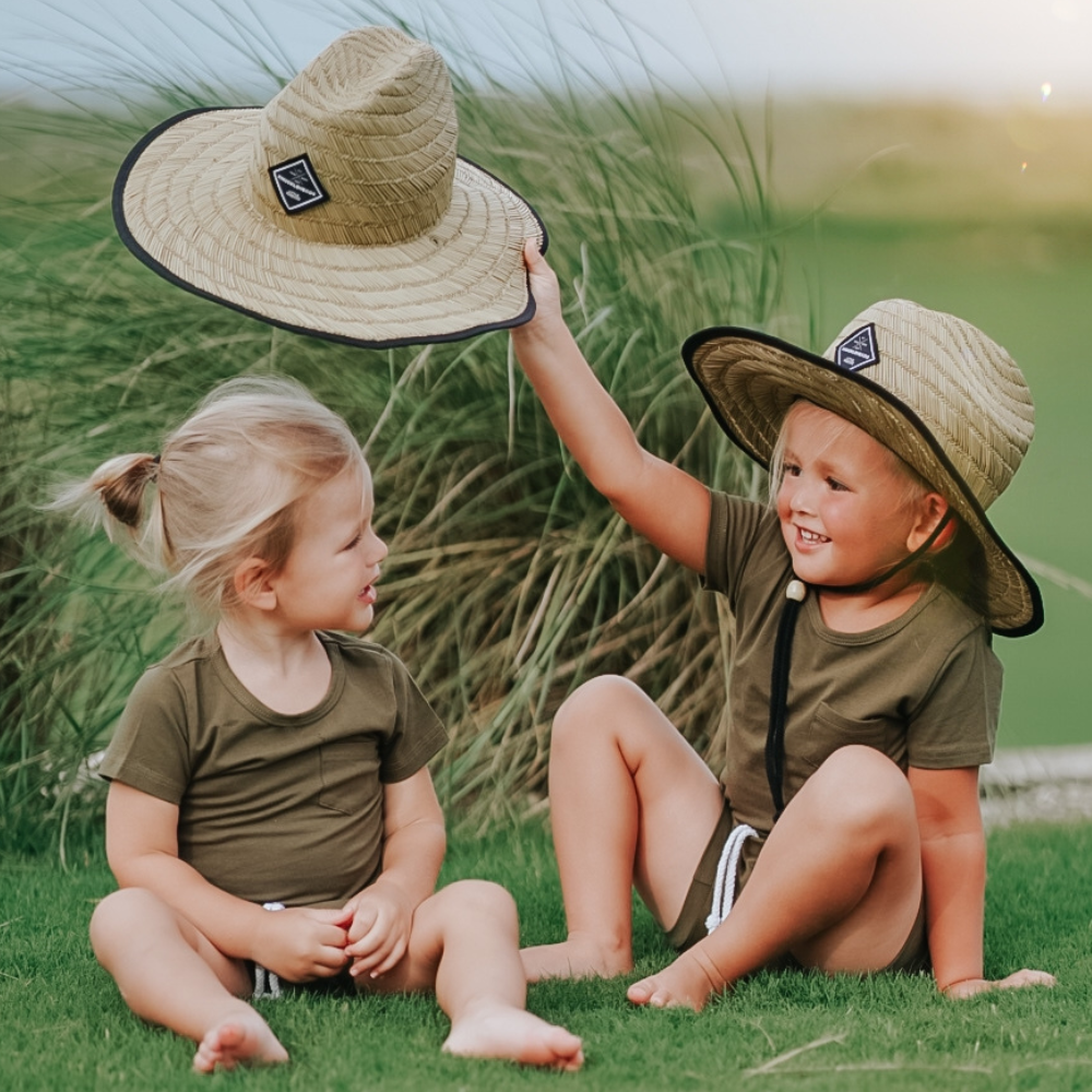 Kids Straw Lifeguard Hat - Maui | FINAL SALE - Knuckleheads Clothing