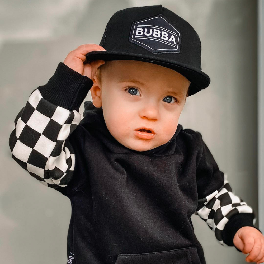 Baby Hats - Baseball Hat, Newborn Youth Flat Brim Mesh Trucker Surf Skate Bubba Bro Fitted Beach Cap Gorros Para Bebes