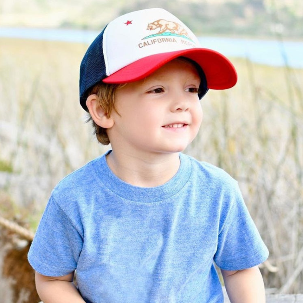 California Republic Trucker Hat - Knuckleheads Clothing