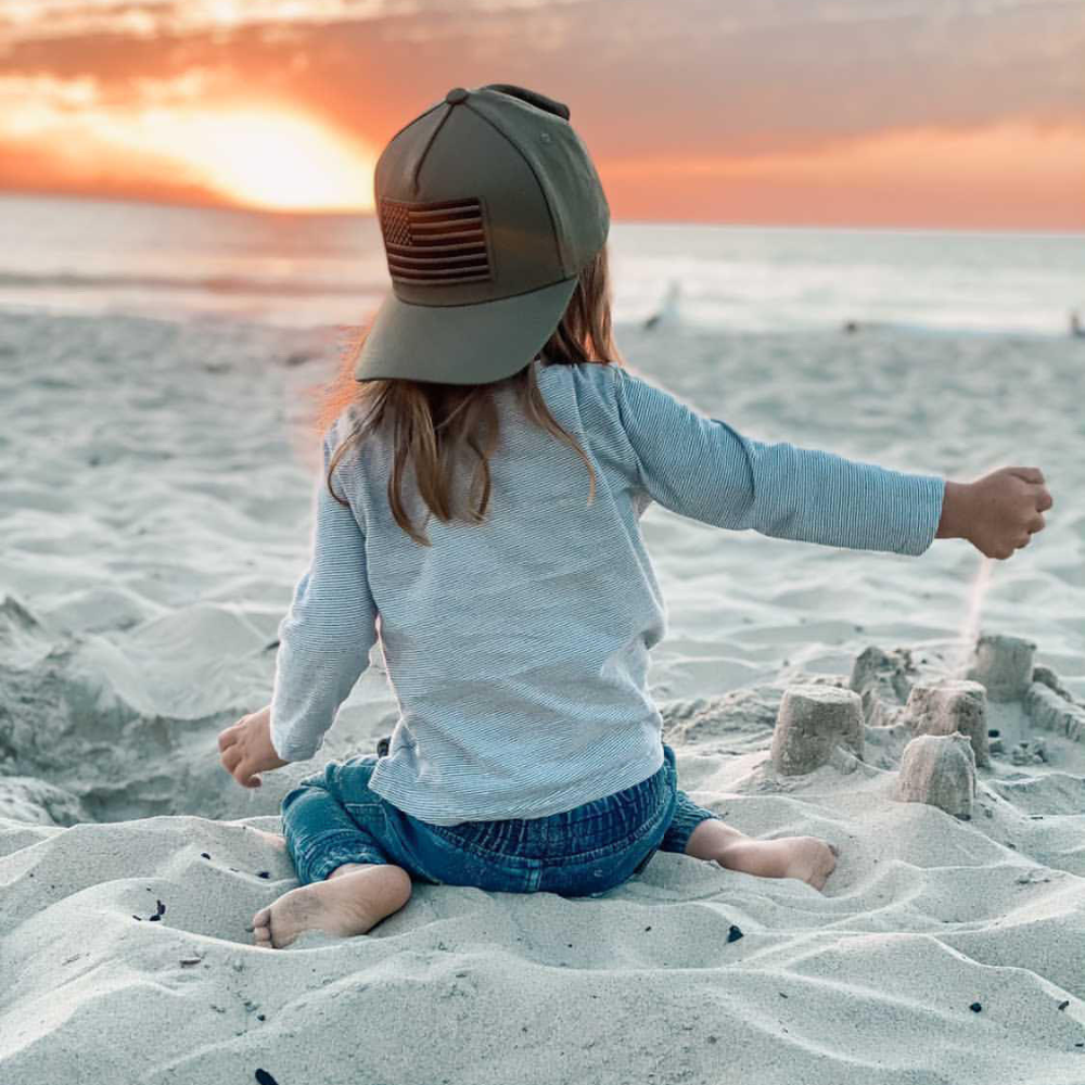 USA Oath Flag Trucker Hat - Knuckleheads Clothing