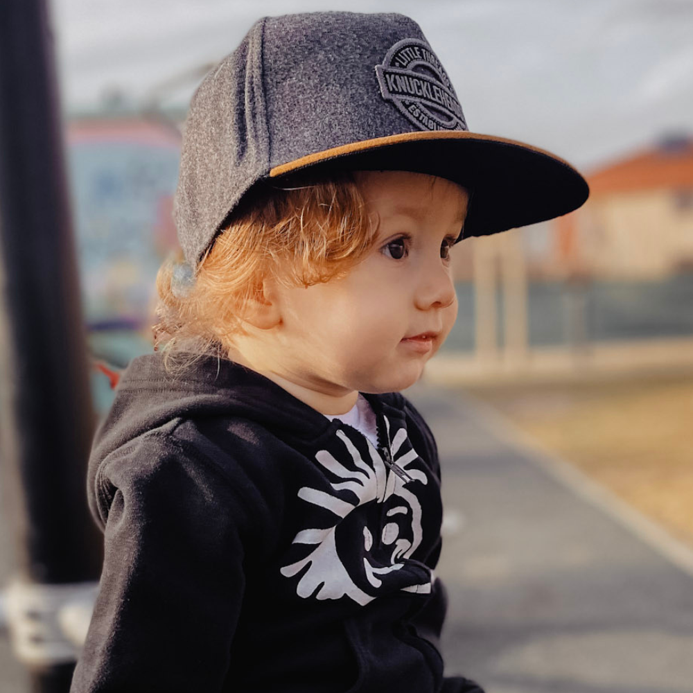 One Day Wool Kids Trucker Hat L (6 yrs-up) / Grey