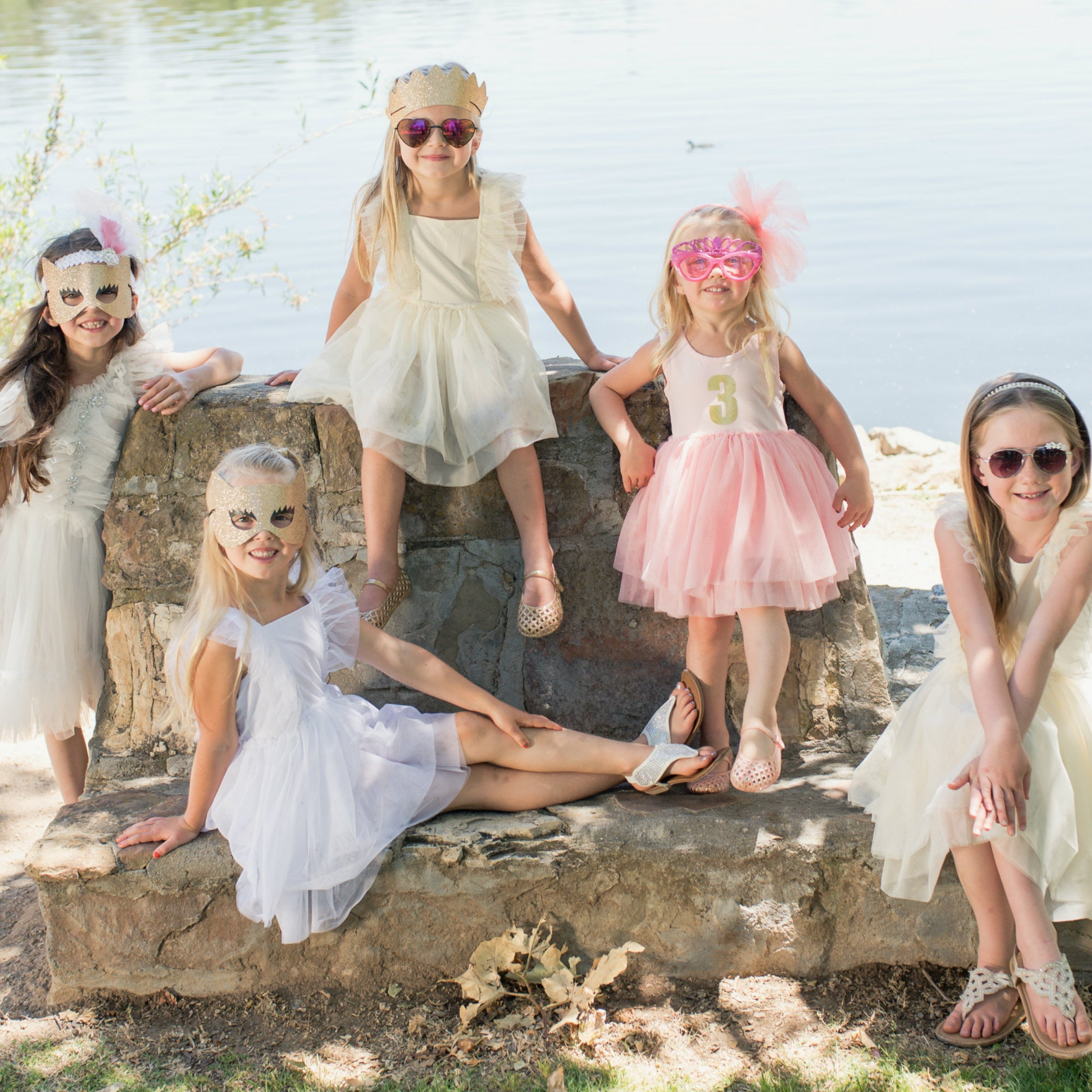 off white tulle dress for girls perfect for weddings or any other special occasion 